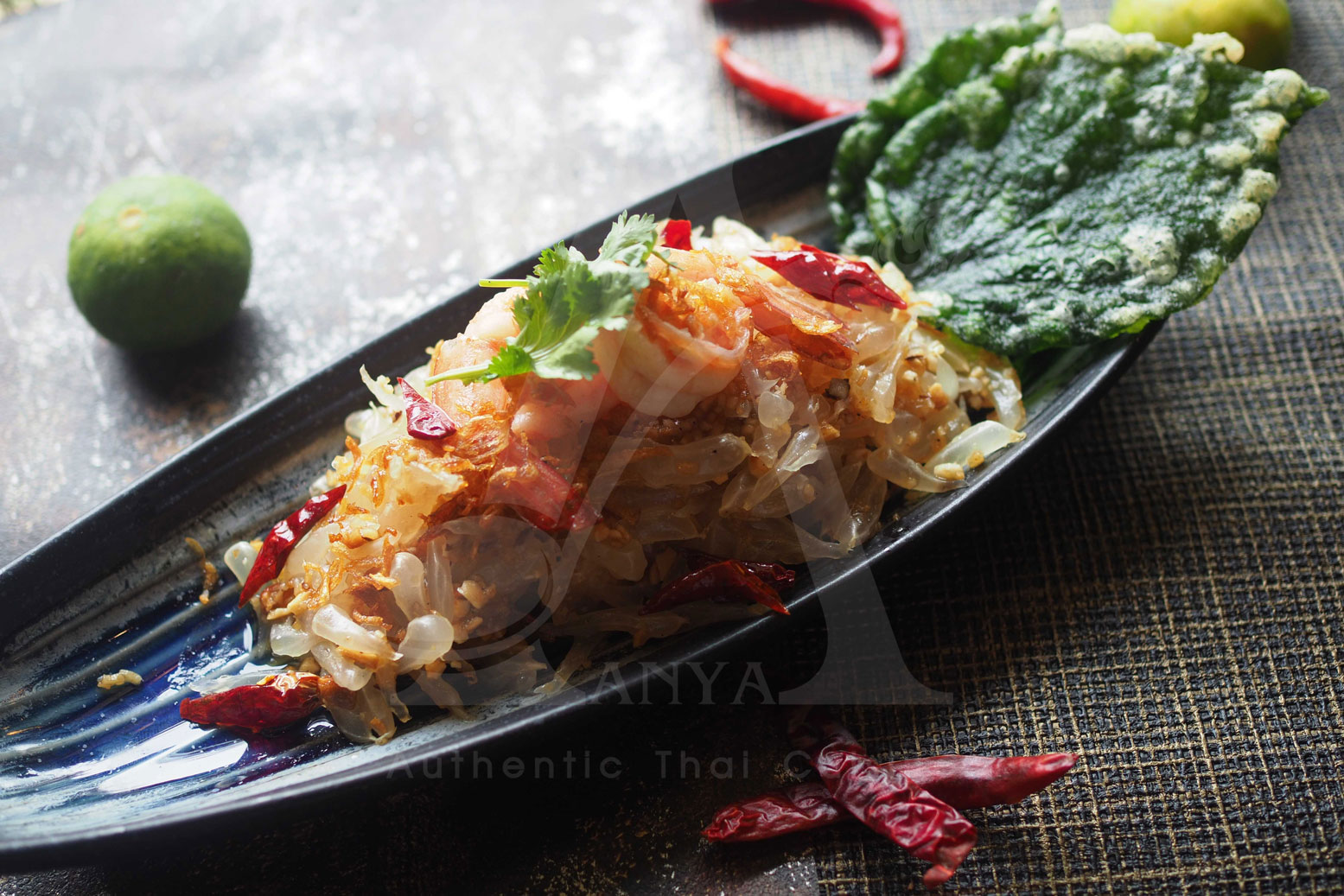 Spicy Salad With Pomelo And Prawns